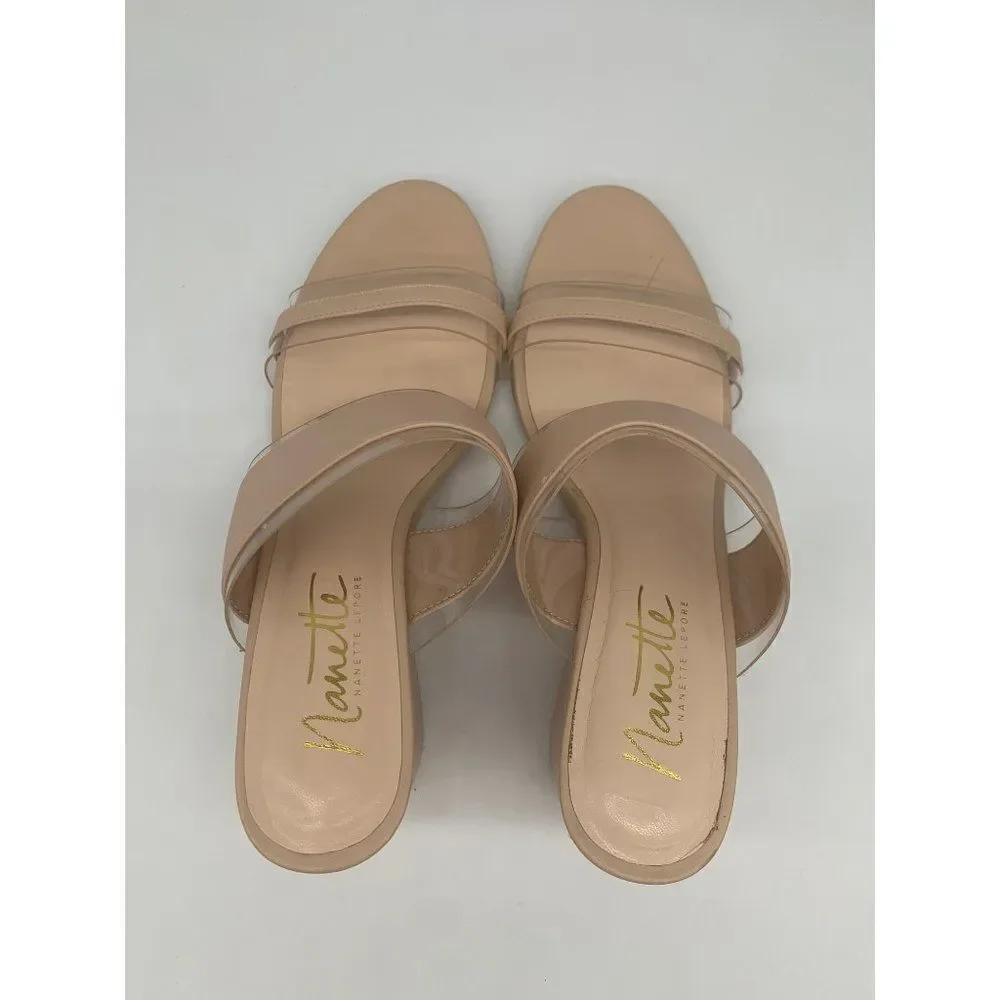 Nanette Lepore Isabel Open Toe Wedge Sandal Size 8